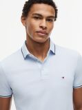 Blue Slim Fit Tipped Pique Polo Shirt  Men