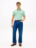 Green Slim Fit Tipped Pique Polo Shirt  Men