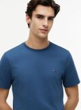 Blue Flag Embroidery T-Shirt  Men