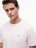 Pink Flag Embroidery T-Shirt  Men