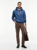 Blue Flag Embroidery Fleece Hoody  Men