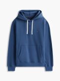 Blue Flag Embroidery Fleece Hoody  Men