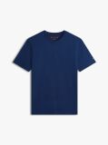 Blue Smart Casual Crew Neck T-Shirt  Men