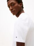 White Smart Casual Crew Neck T-Shirt  Men