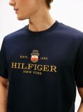 Blue Performance Logo Embroidery T-Shirt  Men