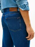 Blue Flag Embroidery Relaxed Straight Leg Jeans  Men