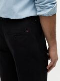 Black Denton Belted Twill Slim 9.5" Inseam Shorts  Men