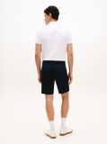 Blue Denton Belted Twill Slim 9.5" Inseam Shorts  Men