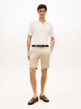 Beige Denton Belted Twill Slim 9.5" Inseam Shorts  Men