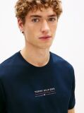 Blue Logo Jersey Crew Neck T-Shirt  Men
