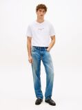 White Logo Jersey Crew Neck T-Shirt  Men