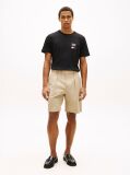 Black Logo Embroidery Jersey Crew Neck T-Shirt  Men