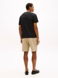 Black Logo Embroidery Jersey Crew Neck T-Shirt  Men