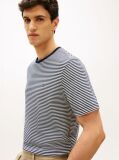 Multi Stripe Regular Crew Neck T-Shirt  Men