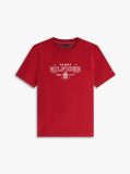 Red Heritage Graphic Crew Neck T-Shirt  Men