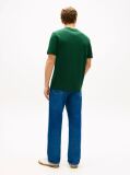 Green Tonal Logo Embroidery Crew Neck T-Shirt  Men