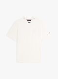 Beige Tonal Logo Embroidery Crew Neck T-Shirt  Men