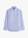 Multi Regular Fit Bengal Stripe Pure Linen Shirt  Men