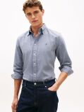 Blue TH Flex Regular Fit Dobby Shirt  Men
