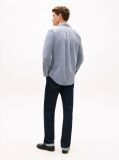 Blue TH Flex Regular Fit Dobby Shirt  Men