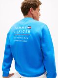 Blue Logo Embroidery Terry Sweatshirt  Men
