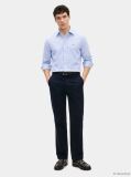 Multi Performance Regular Fit Pique Stripe Oxford Shirt  Men