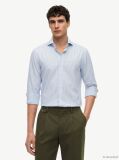 Multi Smart Casual Slim Fit Stripe Shirt  Men