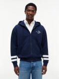 Blue Nautical Logo Zip-Thru Hoody  Men