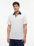 White Classic Fit Pique Polo Shirt  Men