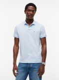 Blue Regular Fit Tonal Stripe Polo Shirt  Men