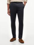 Blue Bleecker Slim Printed Structured Chinos  Men