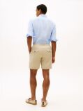Khaki Dover Linen Blend 8" Inseam Chino Shorts  Men