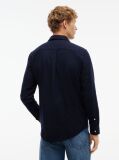 Blue Regular Fit Herringbone Flannel Button-Down Shirt  Men