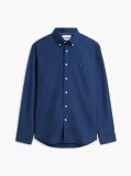 Blue Regular Fit Dobby Button-Down Shirt  Men