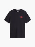 Black Back Graphic Crew Neck T-Shirt  Men