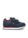 Blue Low Cut Velcro Sneakers  Kids Unisex