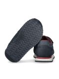 Blue Low Cut Velcro Sneakers  Kids Unisex