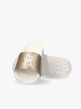 Gold TH Monogram Pool Slides  Girls