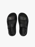 Black Hook And Loop Sandals  Girls