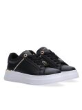 Black TH Monogram Charm Lace-Up Sneakers  Girls