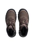 Brown Warm Lined Cleat Lace-Up Boots  Kids Unisex