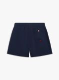 Blue Original Logo Embroidery Mid Length Swim Shorts  Boys
