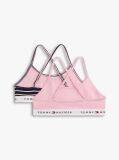 Multi 2-Pack Crossover Strap Print Bralettes  Girls