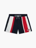 Blue Heritage Colour-Blocked Mid Length Swim Shorts  Men