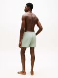 Green Original Logo Mid Length Swim Shorts  Men