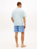Multi Essential T-Shirt And Print Shorts Pyjama Set  Men