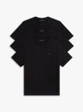 Black 3-Pack Signature Crew Neck T-Shirts  Men