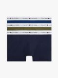 Multi 3-Pack Signature Repeat Logo Waistband Trunks  Men