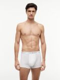 White 3-Pack Signature Repeat Logo Waistband Trunks  Men