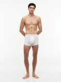 White 3-Pack Signature Repeat Logo Waistband Trunks  Men